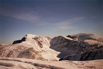 Rondslottet - 2178 m - to Vinjeronden - 2044 m - ridge, Rondane, Norway, 11/3/2004